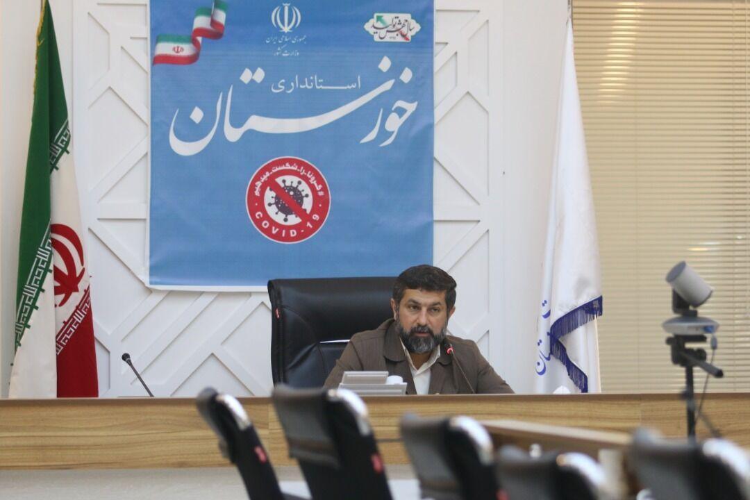 خبرنگاران طرح فاصله گذاری اجتماعی با جدیت در خوزستان اجرا می شود