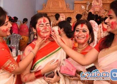 دورگا پوجا یکی از دیدنی ترین فستیوال های هند به شمار می رود (تور هند ارزان)